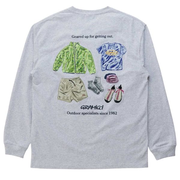 Gramicci Geared Up Longsleeve T-shirt Grijs