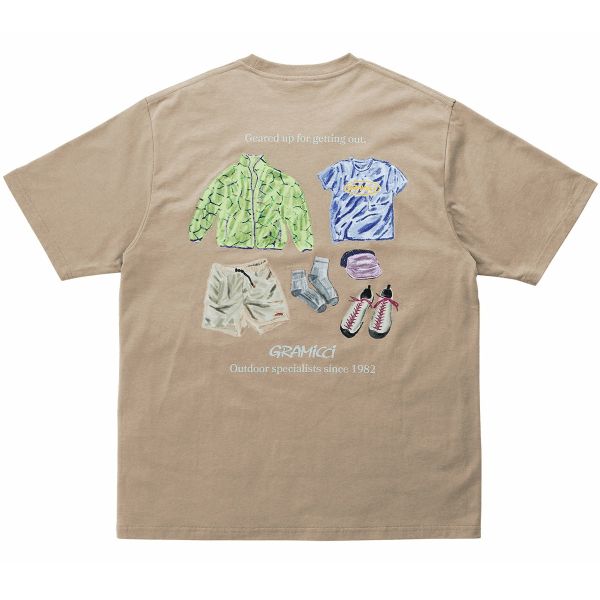 Gramicci Geared Up T-shirt Bruin
