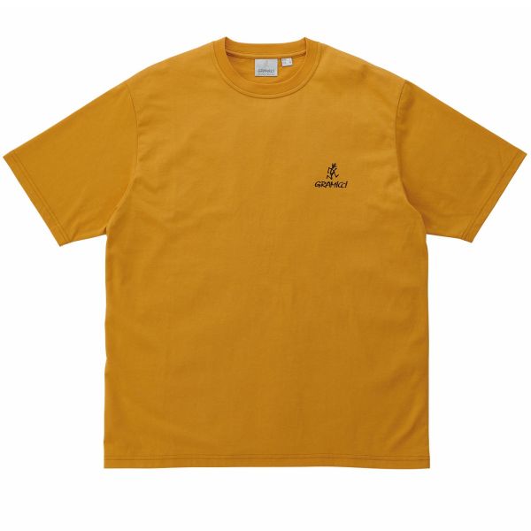 Gramicci One Point Logo T-shirt Donker Geel
