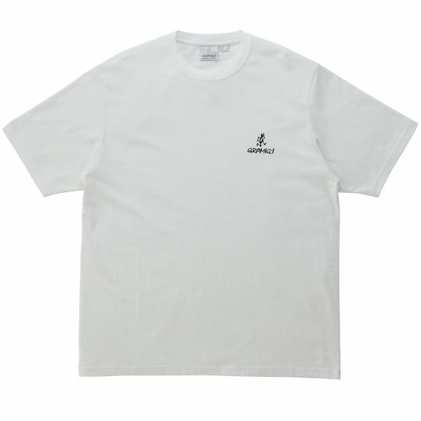 Gramicci One Point Logo T-shirt Wit