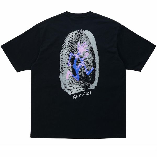 Gramicci Thumbprint T-shirt Zwart