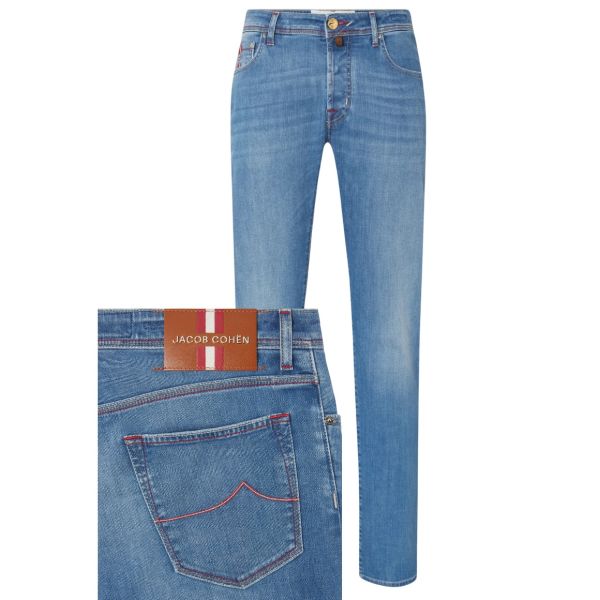 Jacob Cohën Nick Super Slim Jeans 300D Licht Blauw