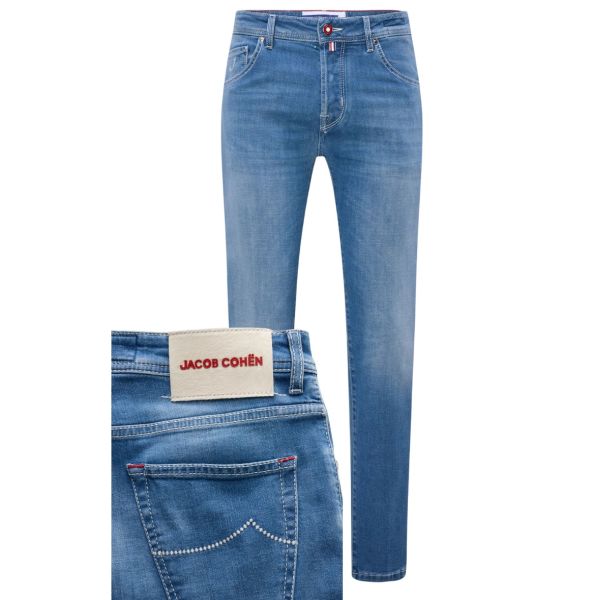 Jacob Cohën Nick Super Slim Jeans 200D Blauw