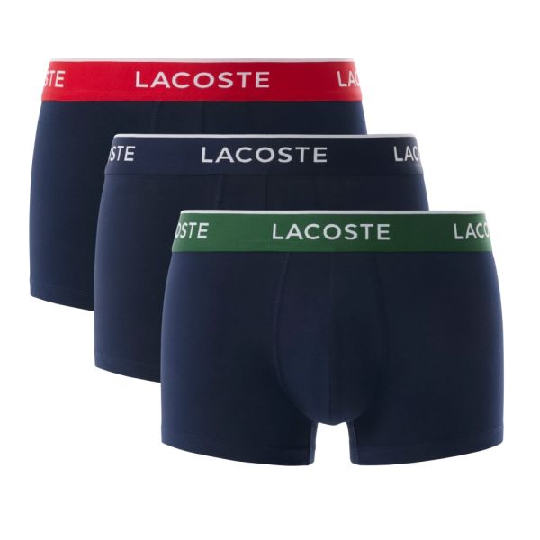 Lacoste Stretch 3-Pack Boxer Navy/Groen/Rood