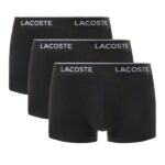 Lacoste Stretch 3-Pack Boxer Zwart