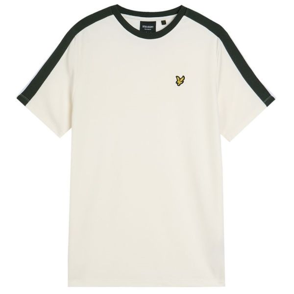 Lyle & Scott Contrast Taped T-shirt Off White