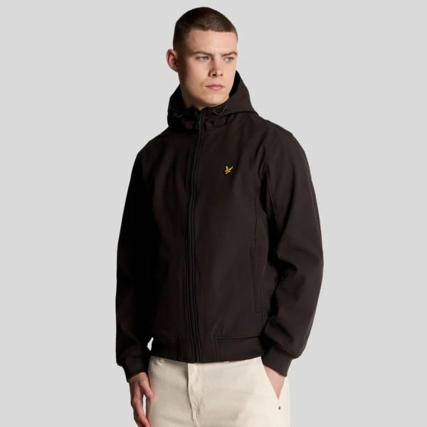 Lyle & Scott Mesh Back Softshell Jack Antraciet