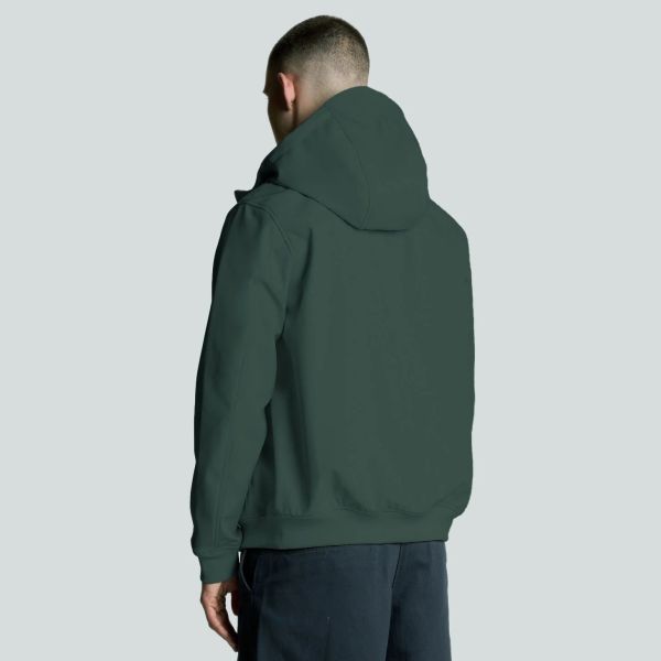 Lyle & Scott Mesh Back Softshell Jack Donker Groen