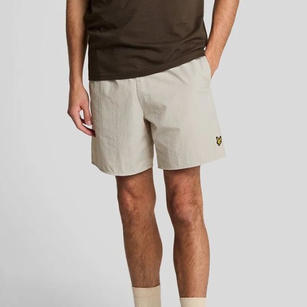 Lyle & Scott Zwembroek Beige