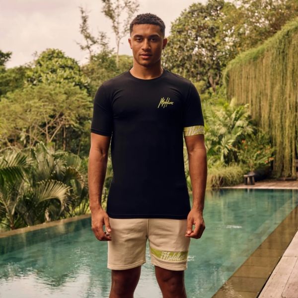 Malelions Captain T-shirt 2.0 Zwart