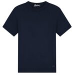 Malelions Knitted T-shirt Navy