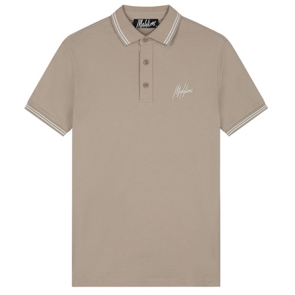 Malelions Signature Polo Beige