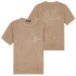 Malelions Signature Towelling T-shirt Bruin