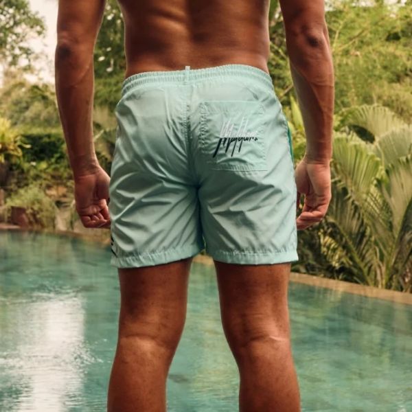 Malelions Split Zwembroek Licht Blauw