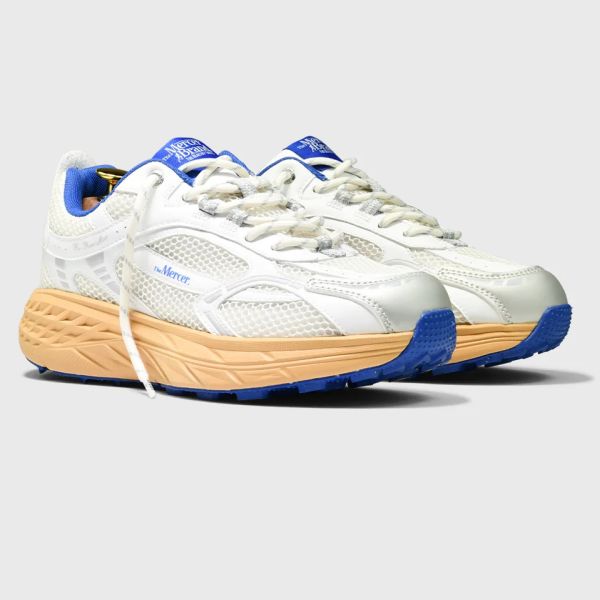 Mercer Amsterdam The Re-Run MAX Grape Sneaker Wit/Oranje/Blauw