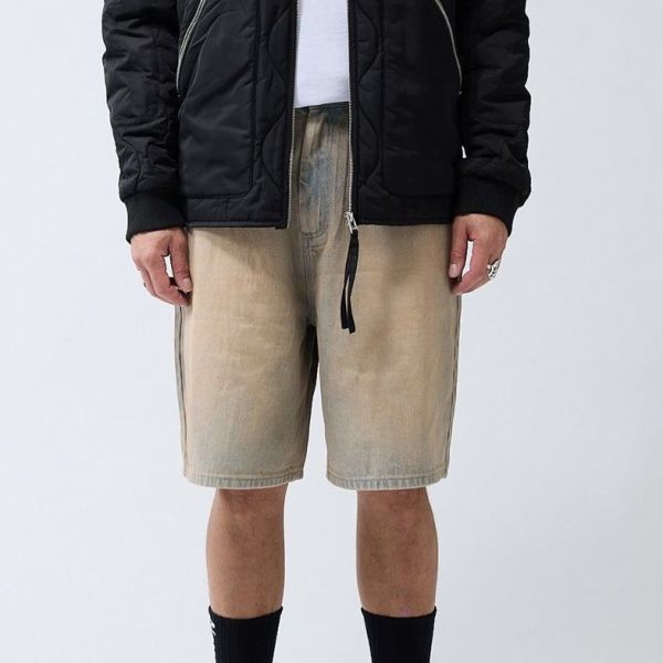 New Amsterdam Surf Association Denim Korte Broek Blauw/Bruin