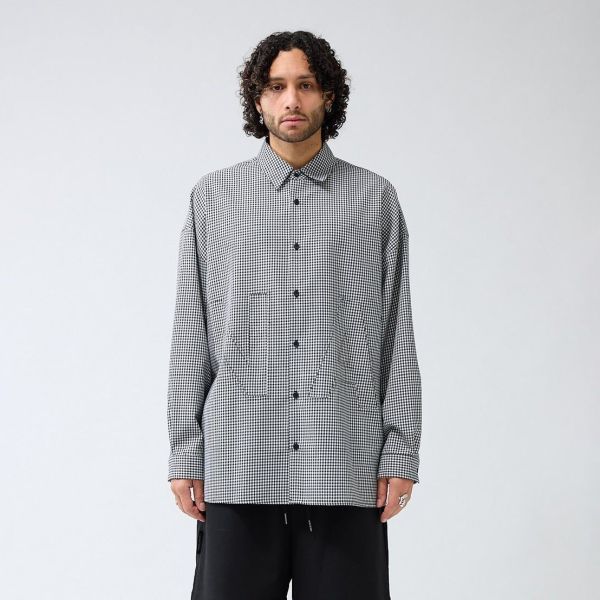 New Amsterdam Surf Association Fluid Check Overhemd Zwart