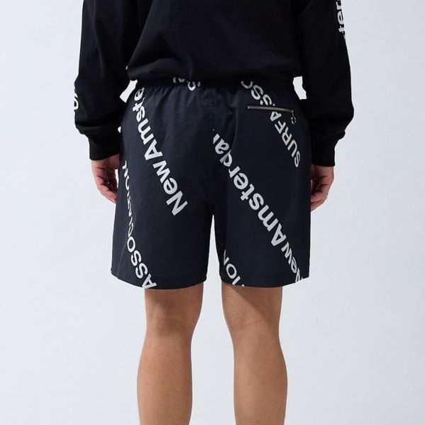 New Amsterdam Surf Association Logo Board AOP Zwembroek Zwart