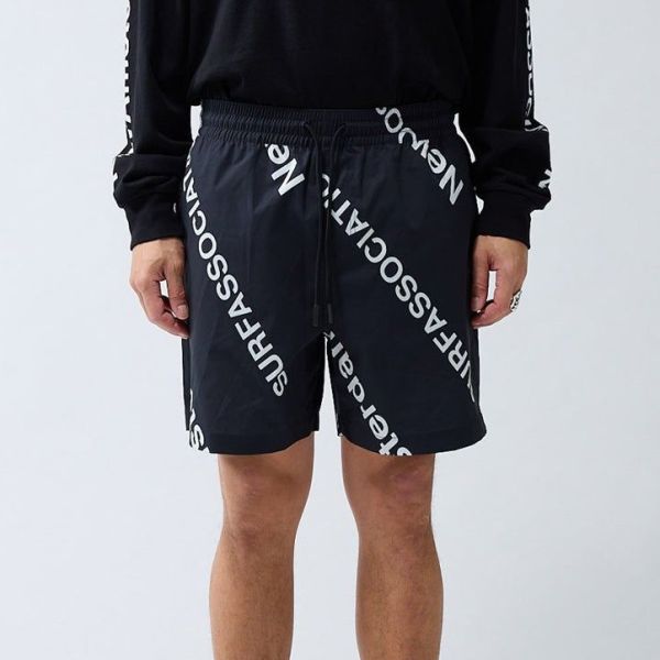 New Amsterdam Surf Association Logo Board AOP Zwembroek Zwart