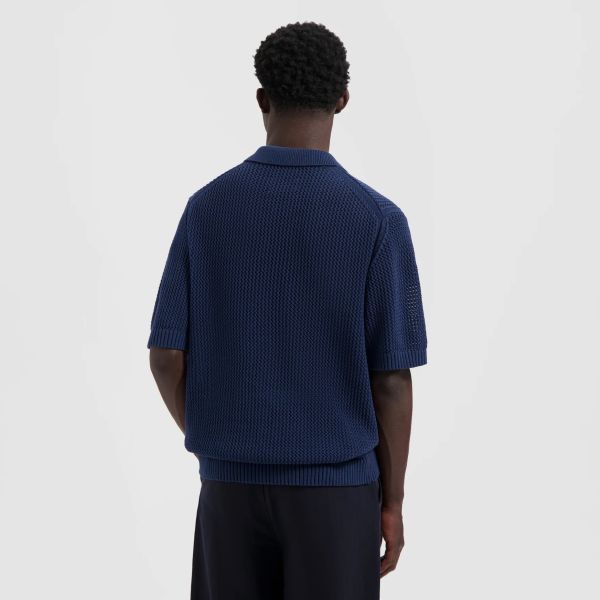 Olaf Knit Polo Navy