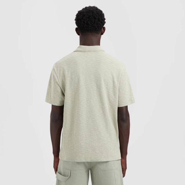 Olaf Slub Polo Licht Groen