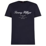 Tommy Hilfiger Script Logo T-shirt Navy