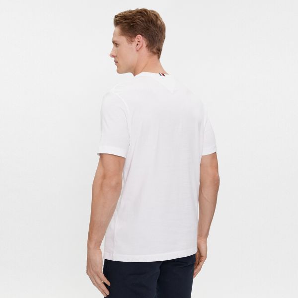 Tommy Hilfiger Script Logo T-shirt Wit
