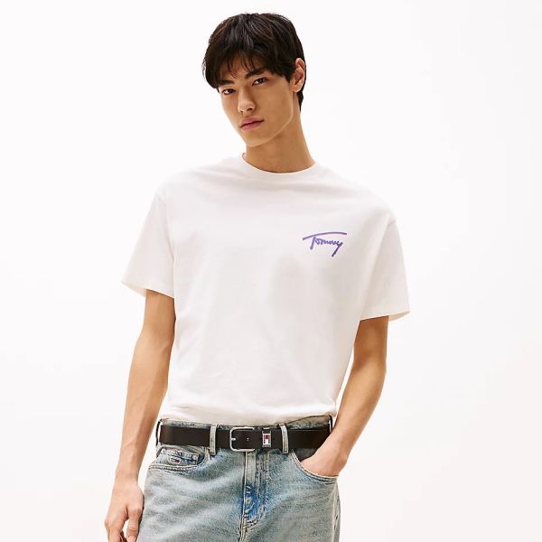 Tommy Jeans Faded Graphic T-shirt Off White