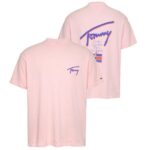Tommy Jeans Faded Graphic T-shirt Roze