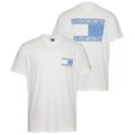 Tommy Jeans Paisley Flag T-shirt Wit