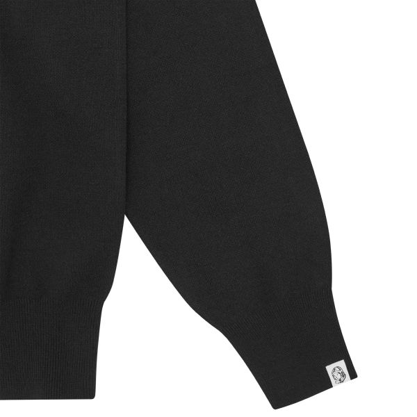 Billionaire Boys Club Woven Patch Arch Logo Knit Sweater Zwart