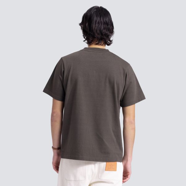 Bram's Fruit Garden Hose Chain Stitch T-shirt Antraciet