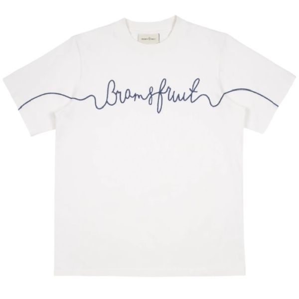 Bram's Fruit Garden Hose Chain Stitch T-shirt Wit