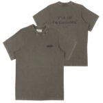 Bram's Fruit Gardening Distressed T-shirt Antraciet