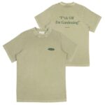 Bram's Fruit Gardening Distressed T-shirt Licht Groen