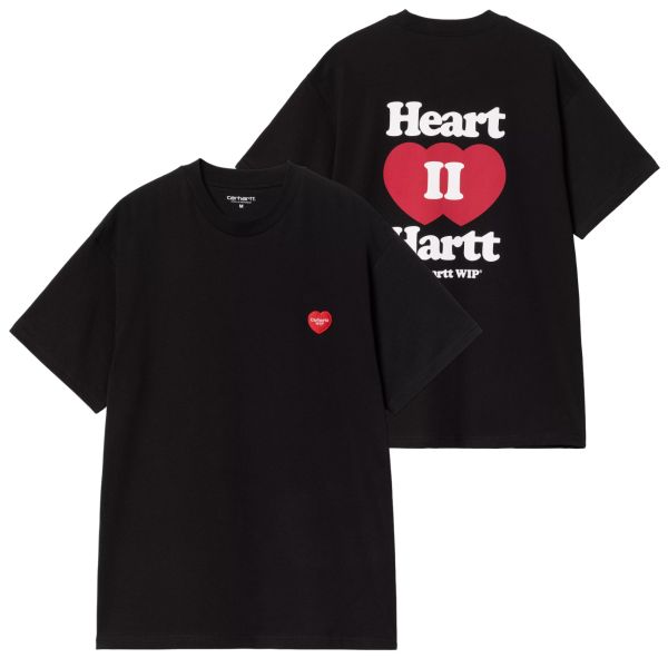 Carhartt WIP Heart II Hartt T-shirt Zwart | Mezaldy.com