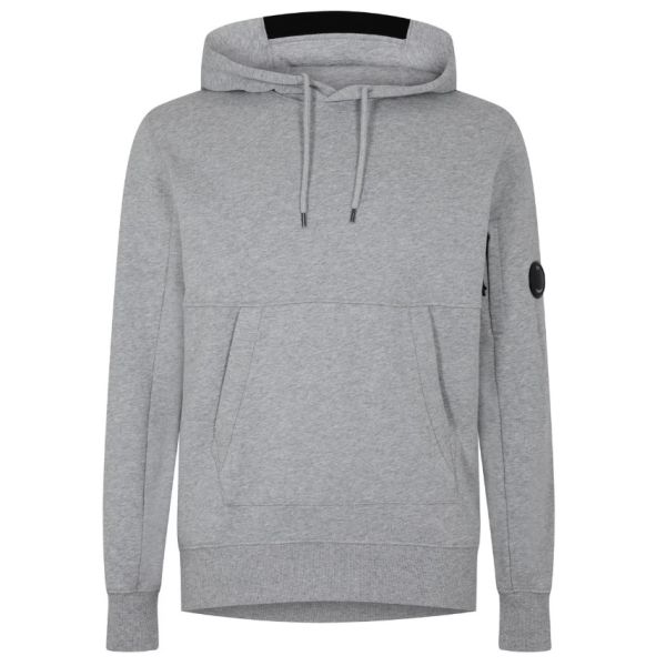 CP Company Diagonal Raised Fleece Lens Hoodie Grijs