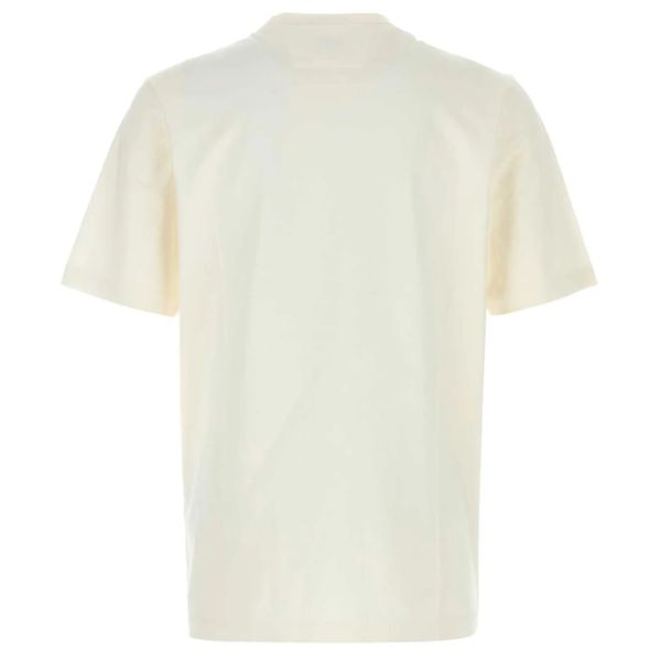 CP Company Mercerized Twisted Embroidery T-shirt Off White
