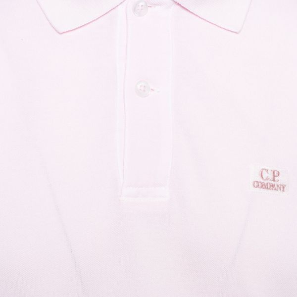 CP Company Pique Resist Dyed Polo Roze