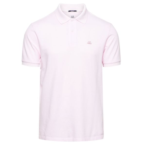 CP Company Pique Resist Dyed Polo Roze
