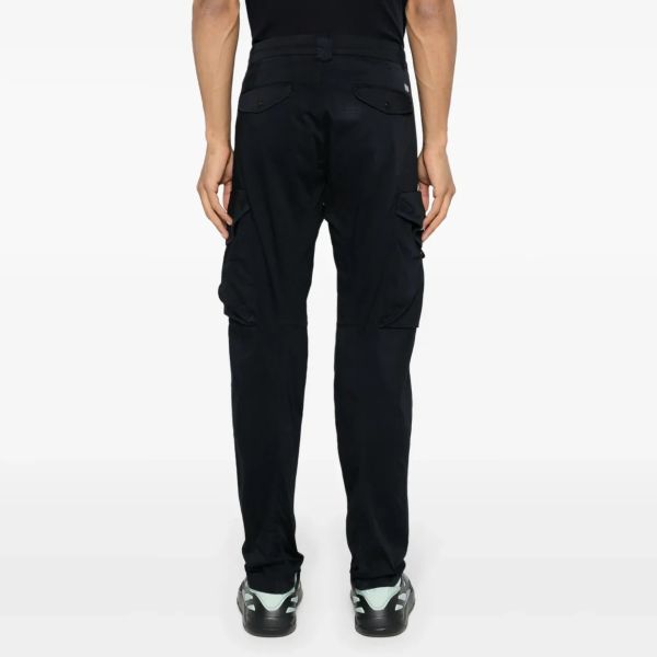 CP Company Stretch Sateen Utility Lens Cargo Broek Navy