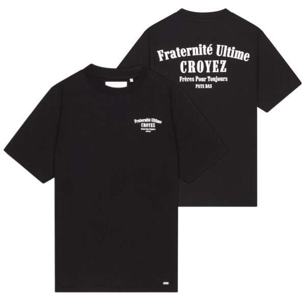 Croyez Fraternité T-shirt Zwart