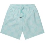 Daily Paper Dotted Monogram Zwembroek Licht Blauw