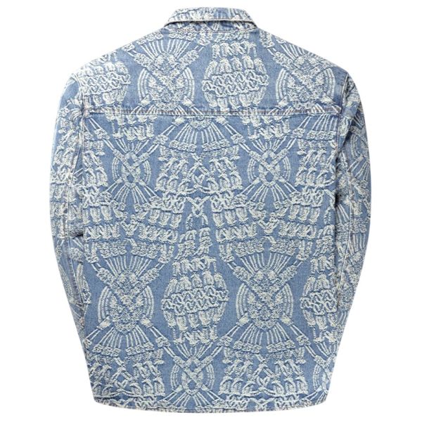 Daily Paper Macrame Rahul Overshirt Blauw | Mezaldy.com
