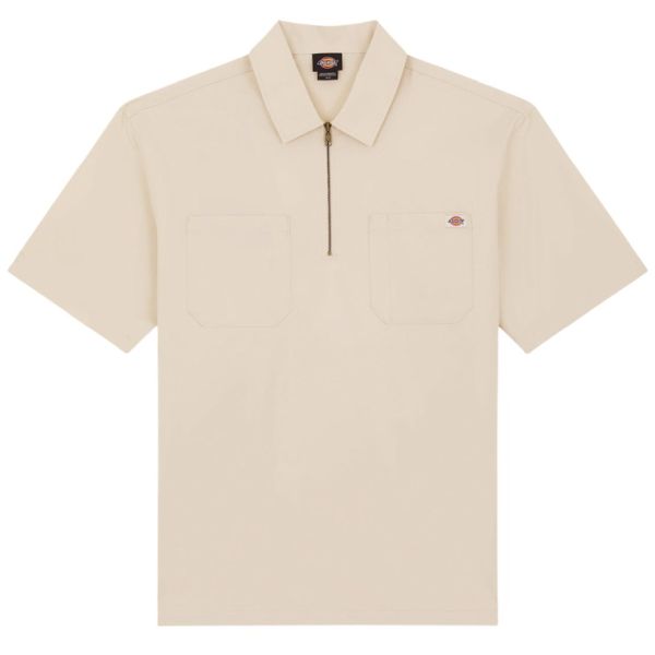 Dickies Ranch Quarter Zip Overhemd Beige