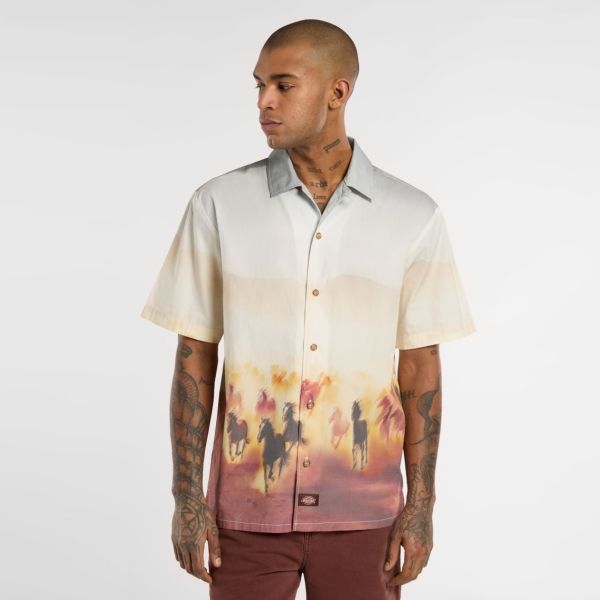 Dickies Running Wild Overhemd Grijs/Bruin