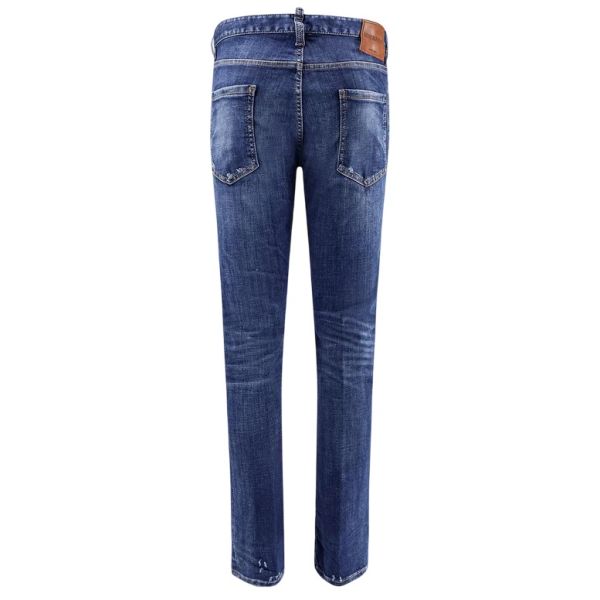 Dsquared2 Distressed Jeans Donker Blauw
