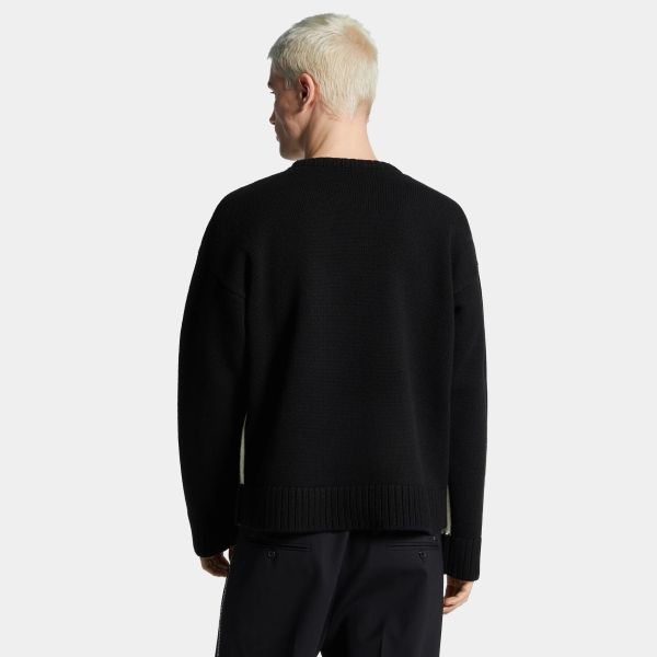 Dsquared2 Fake Stitch Knit Sweater Zwart