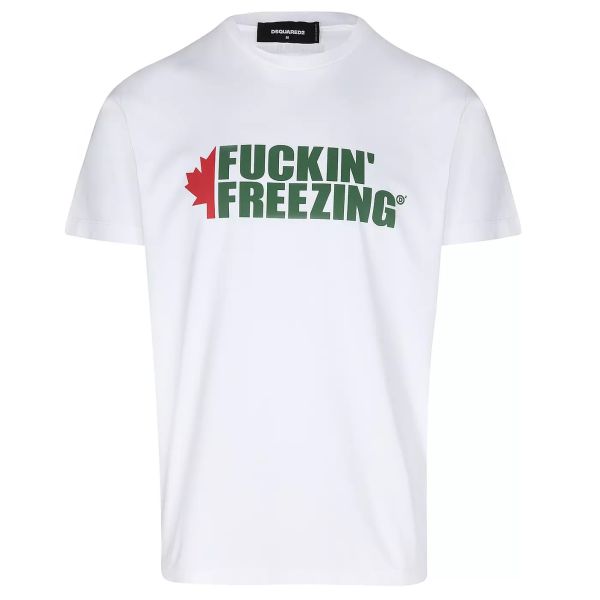 Dsquared2 Freezing T-shirt Wit