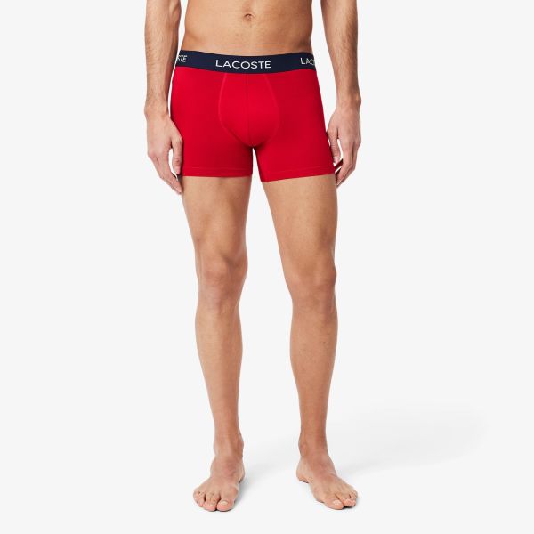Lacoste 3-Pack Boxer Rood/Navy/Wit